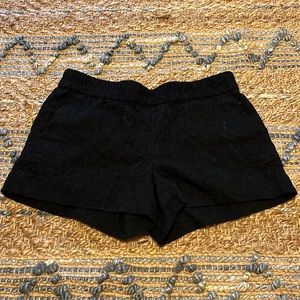 Black lacy shorts